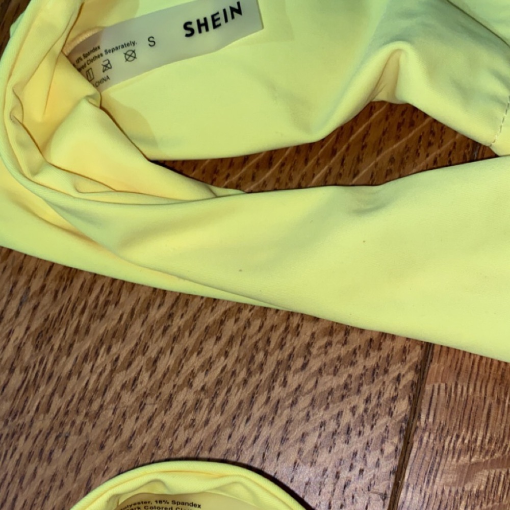 Yellow bikini